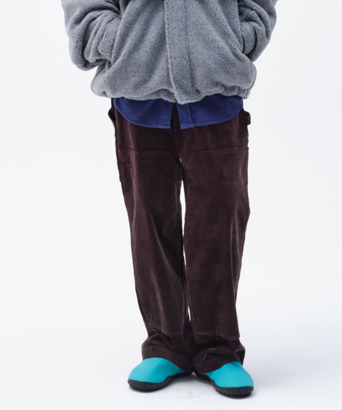 아웃도어 프로덕츠(OUTDOOR PRODUCTS) CORDUROY CARPENTER PANTS (CHARCOAL)