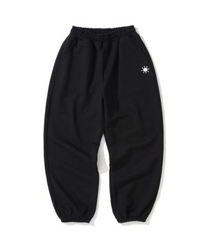 데이 로고 스웨트 팬츠 BLACK
