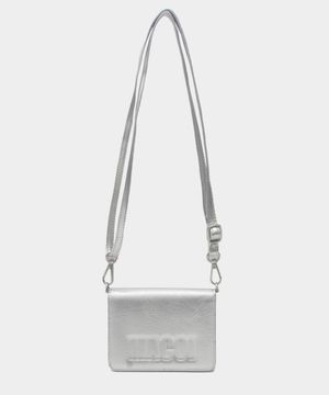 스탠다드 멀티 크로스 심플 로고 반지갑 [실버]