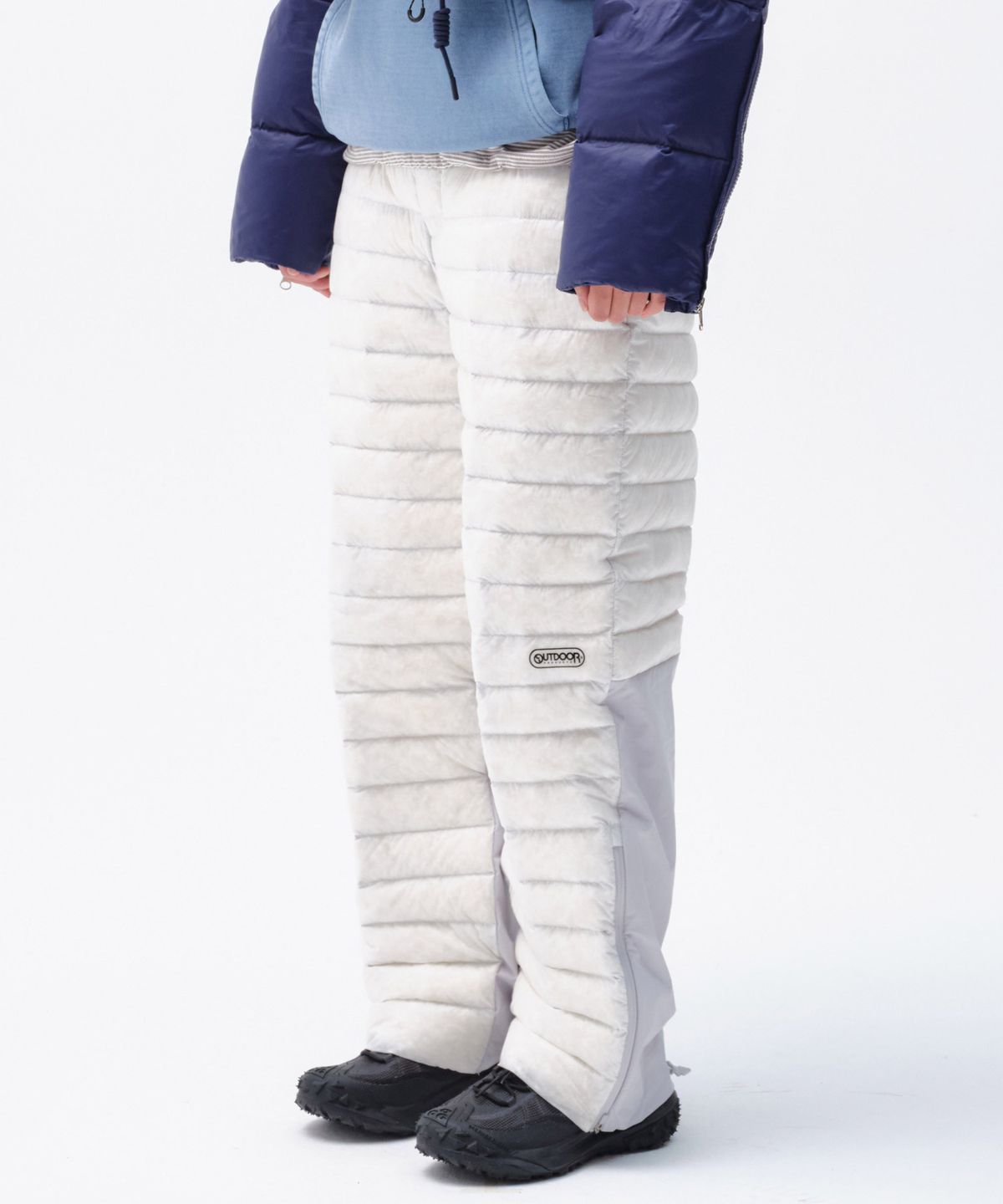 아웃도어 프로덕츠(OUTDOOR PRODUCTS) LIGHT WEIGHT DOWN PANTS (WHITE)
