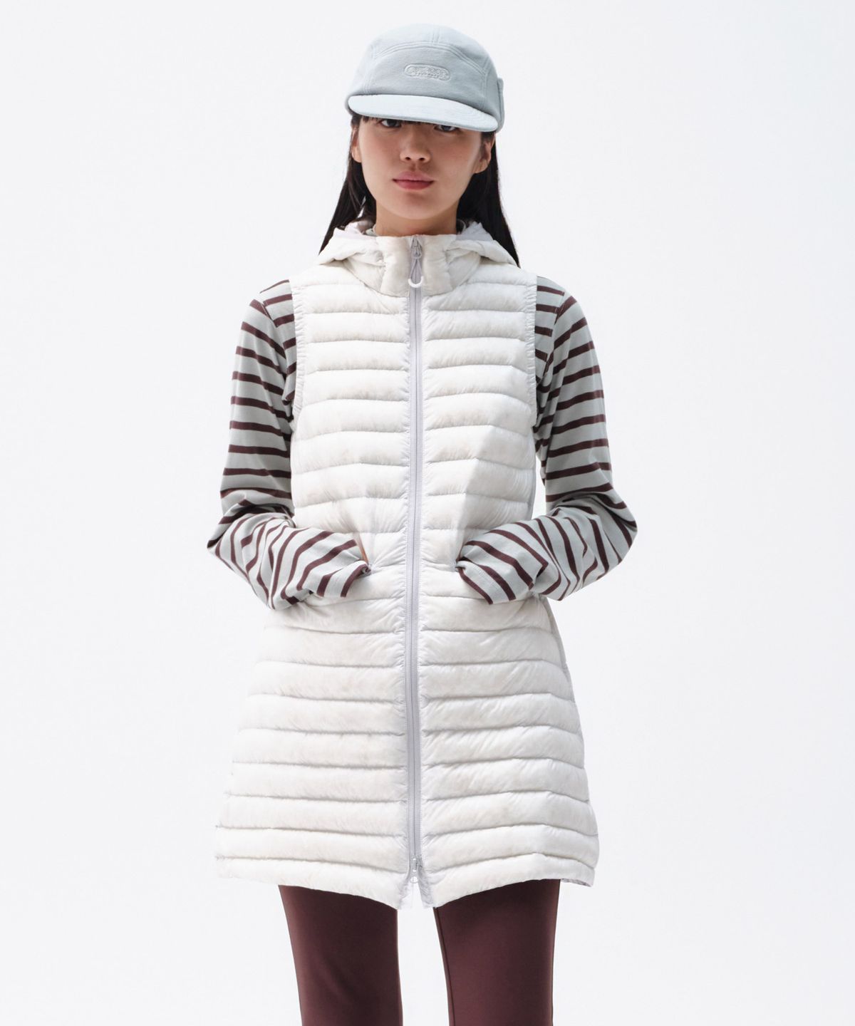 아웃도어 프로덕츠(OUTDOOR PRODUCTS) W LIGHT WEIGHT DOWN ONE PIECE (WHITE)