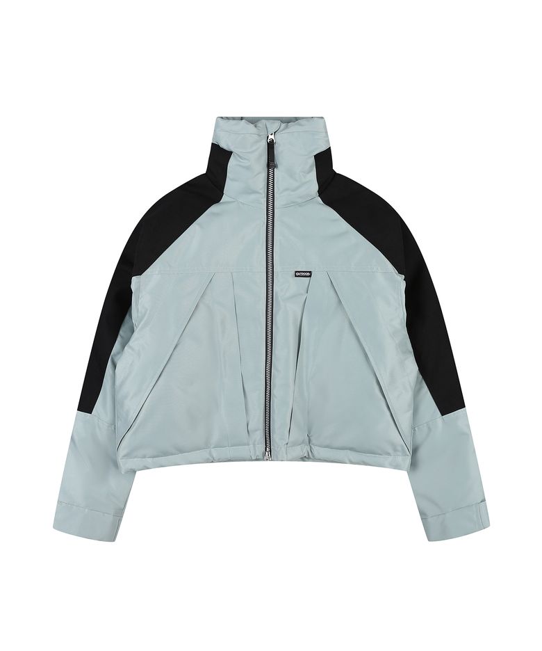 W MONSTER CRROPED PARKA (KHAKI)
