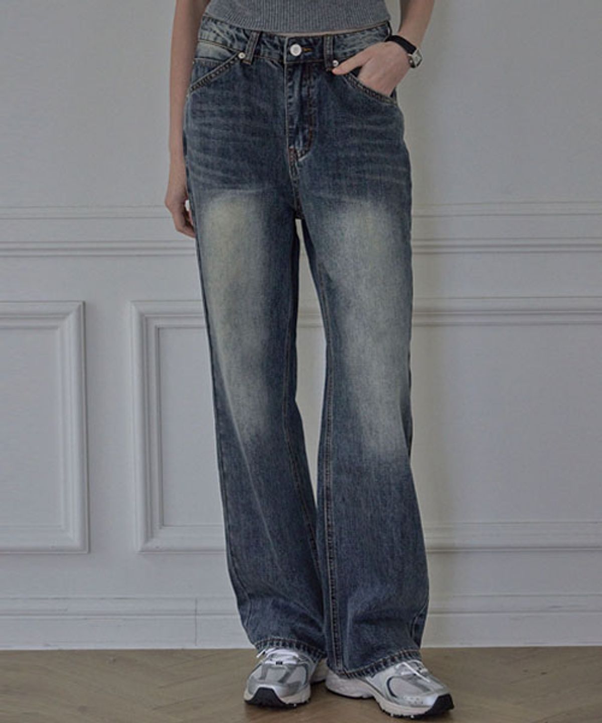 헤인트(HAINT) KAREN STRAIGHT FIT DENIM_BLUE