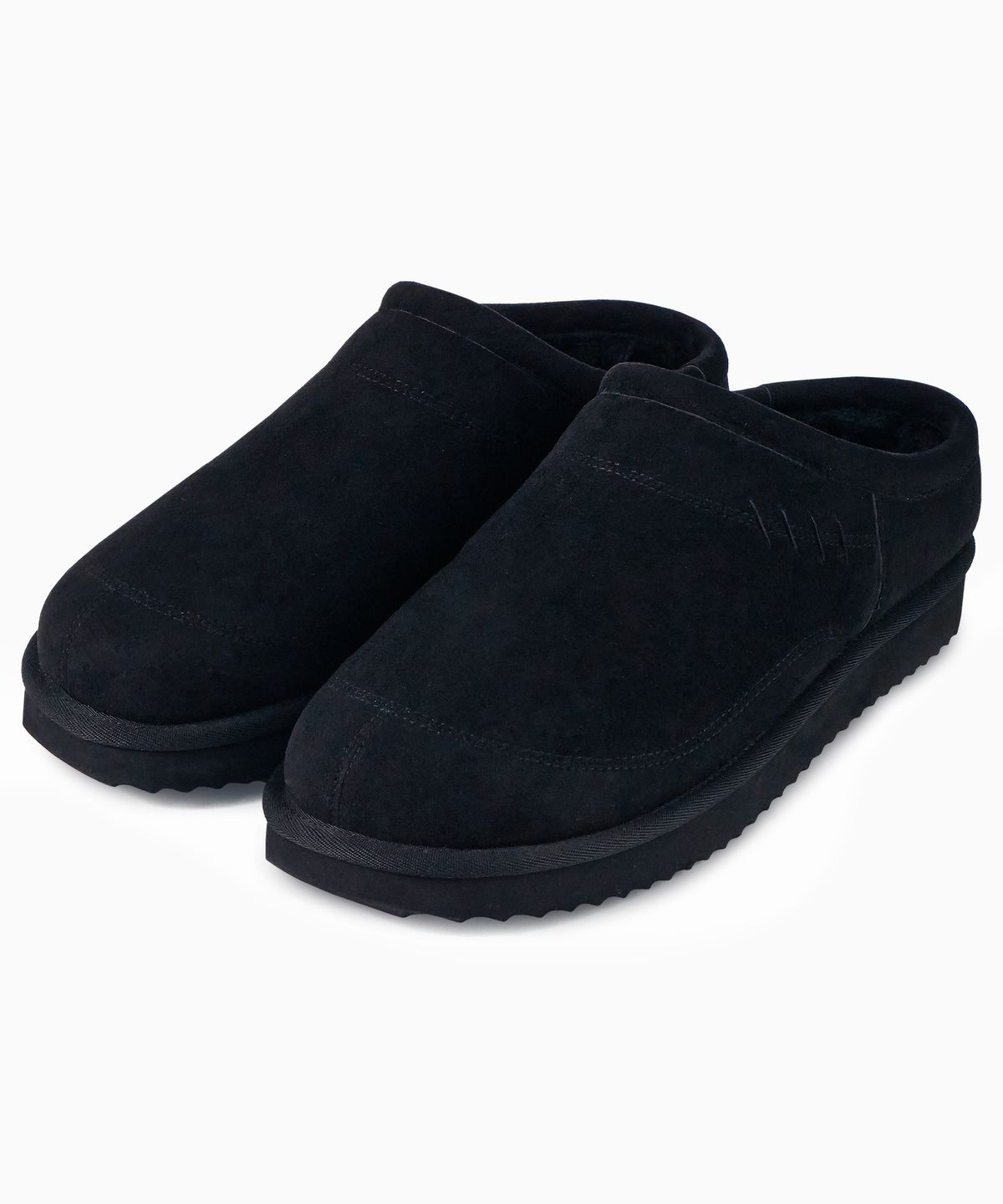 드로우핏 우먼(DRAWFIT WOMEN) 울 스너그 슬라이드 [BLACK]