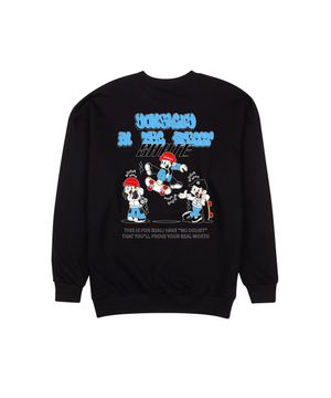 스케이트보드 맨투맨 (블랙)