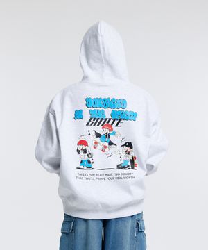 스케이트보드 후드(라이트 그레이)