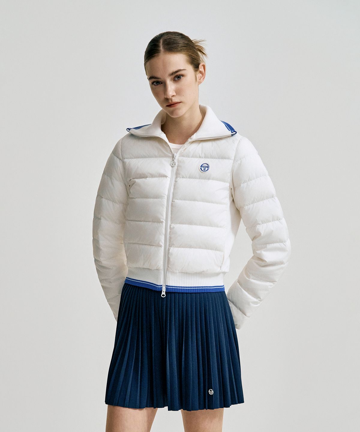 세르지오 타키니(SERGIO TACCHINI) W 쿠쉬웜 크롭 경량다운