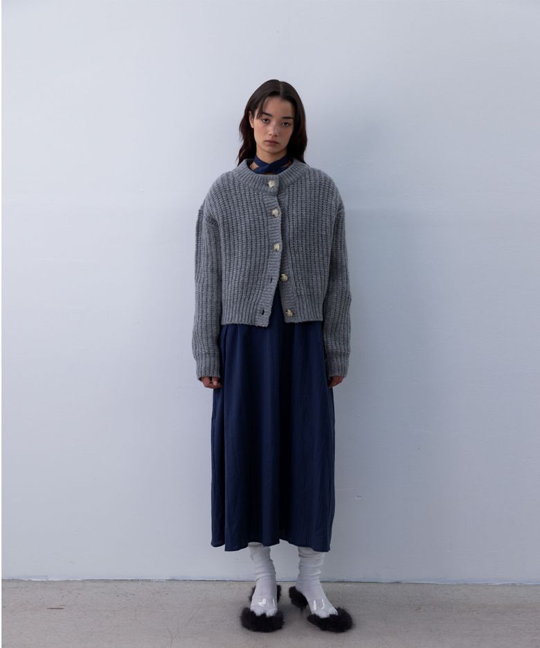 HAMI WOOL CARDIGAN - grey