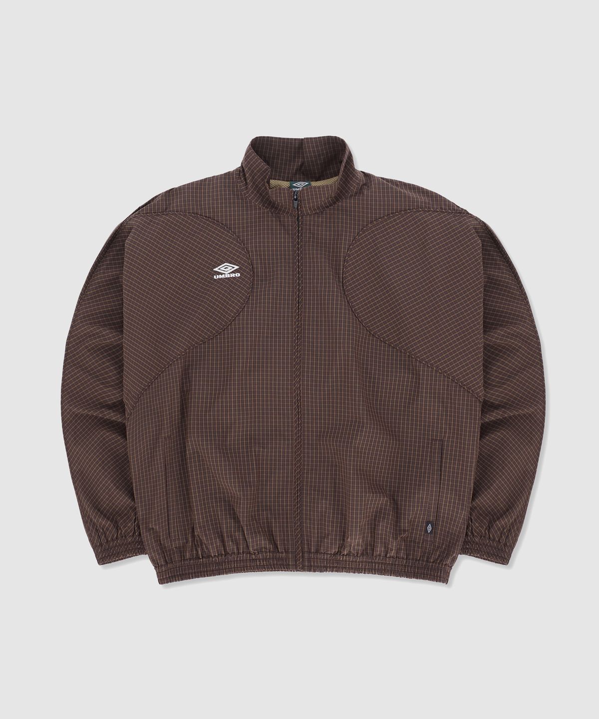 엄브로(UMBRO) [UMB X SLAM JAM] 미니체크 트랙자켓 브라운(UP411CJKO1)