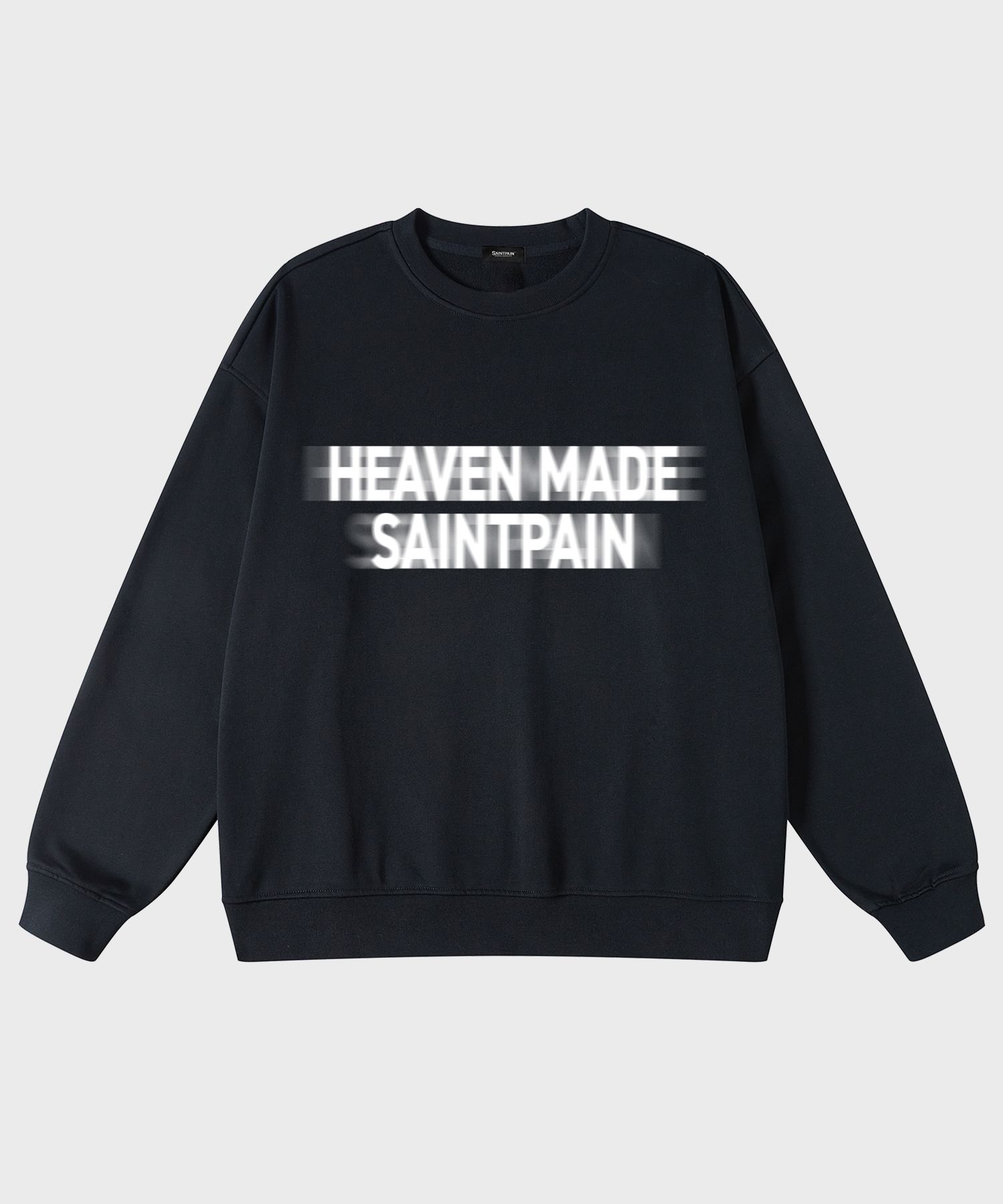 [SAINTPAIN] ★SP BLESSED OVERFIT SWEATSHIRT MUSINSA | SAINTPAIN SP Shadow Overfit Sweatshirt Black