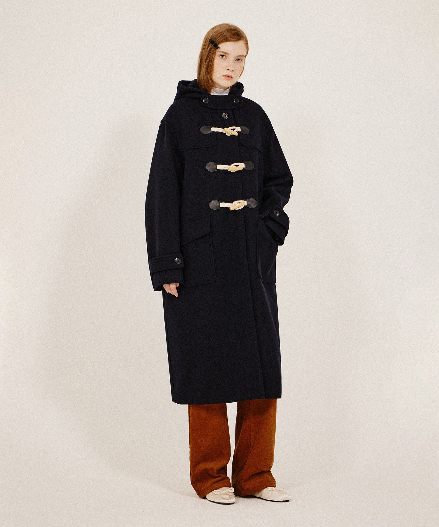 MUSINSA公式 | KIIMUIR [WOOL 80] (ウーマン) ウールセミオーバー