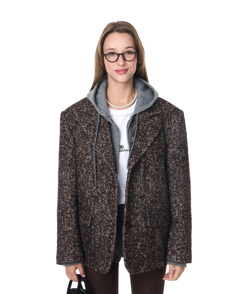 KIDO HERRINGBONE JACKET (2COLOR)