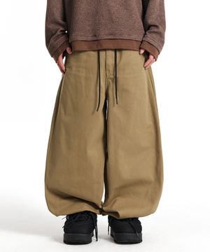 STURDY BALLOON PANTS (BEIGE)