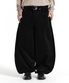CORD DUROY BALLOON PANTS (BLACK)