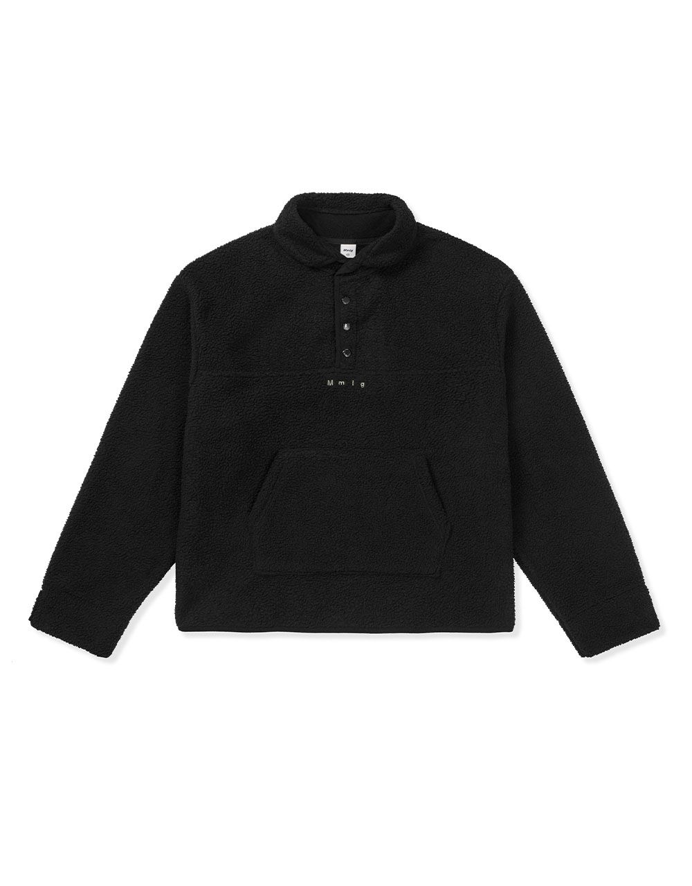 さらに100円引き◆MMLG◆BETWEEN FLEECE HALF SWEAT MUSINSA | MMLG [Mmlg] BETWEEN FLEECE HALF SWEAT (BLACK)
