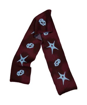 TCM stone muffler (burgundy)