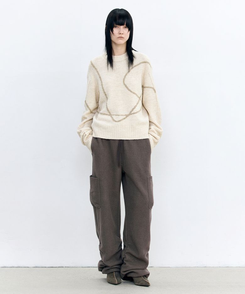 윈터 부클 팬츠 KHAKI BROWN