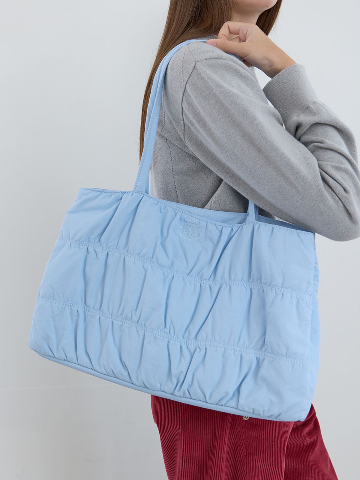기준(KIJUN) Macaron Bag Large Sky Blue