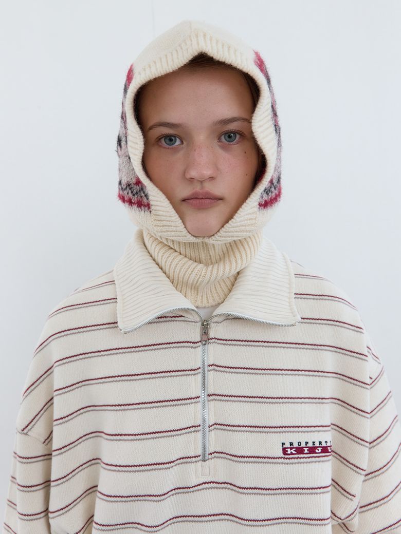 Nordic Knit Balaclava Ivory