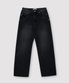 PRESS WASHED DENIM PANTS - BLACK