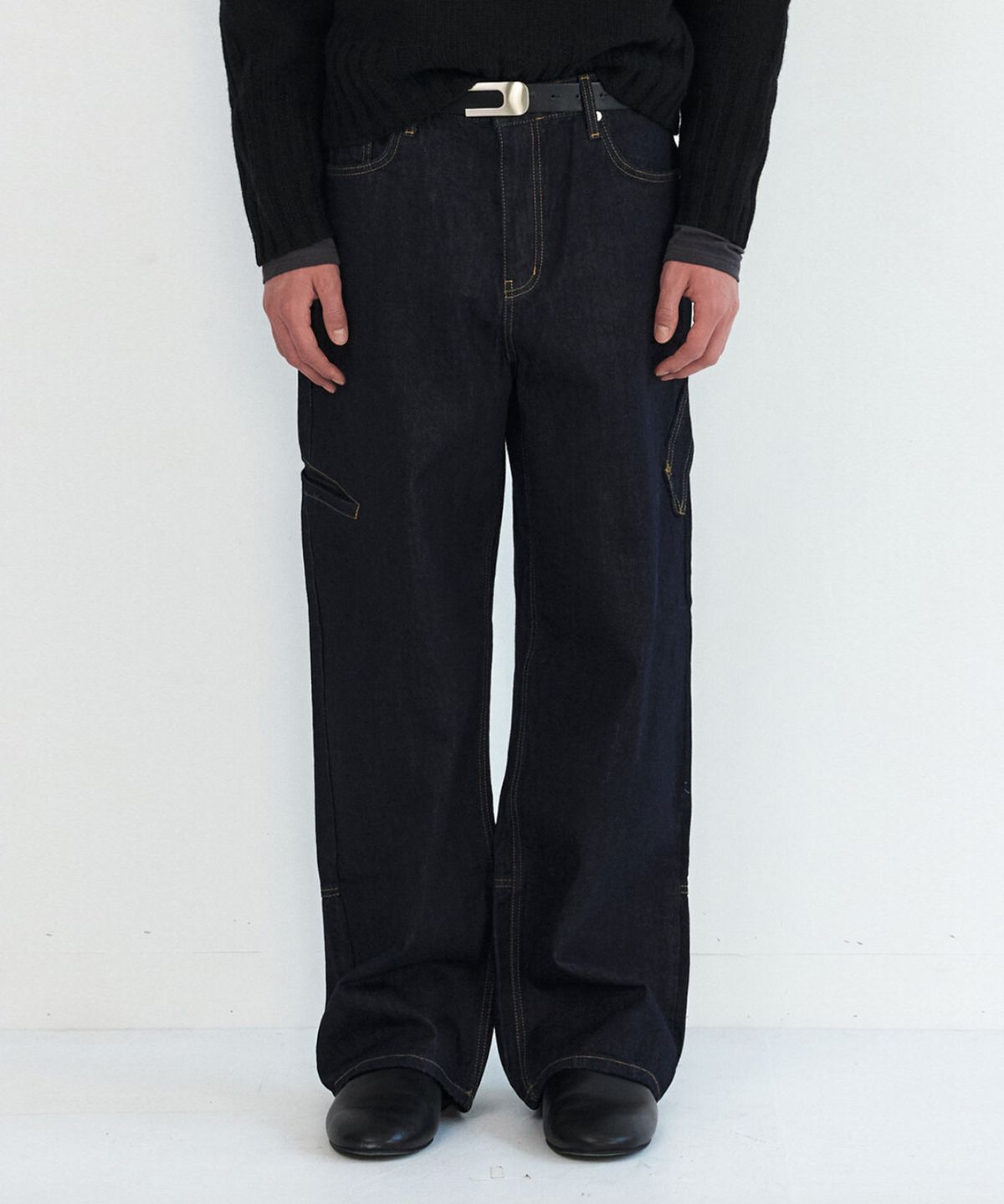 윈더(WINDER) NUVO WORKER DENIM PANTS - INDIGO BLUE