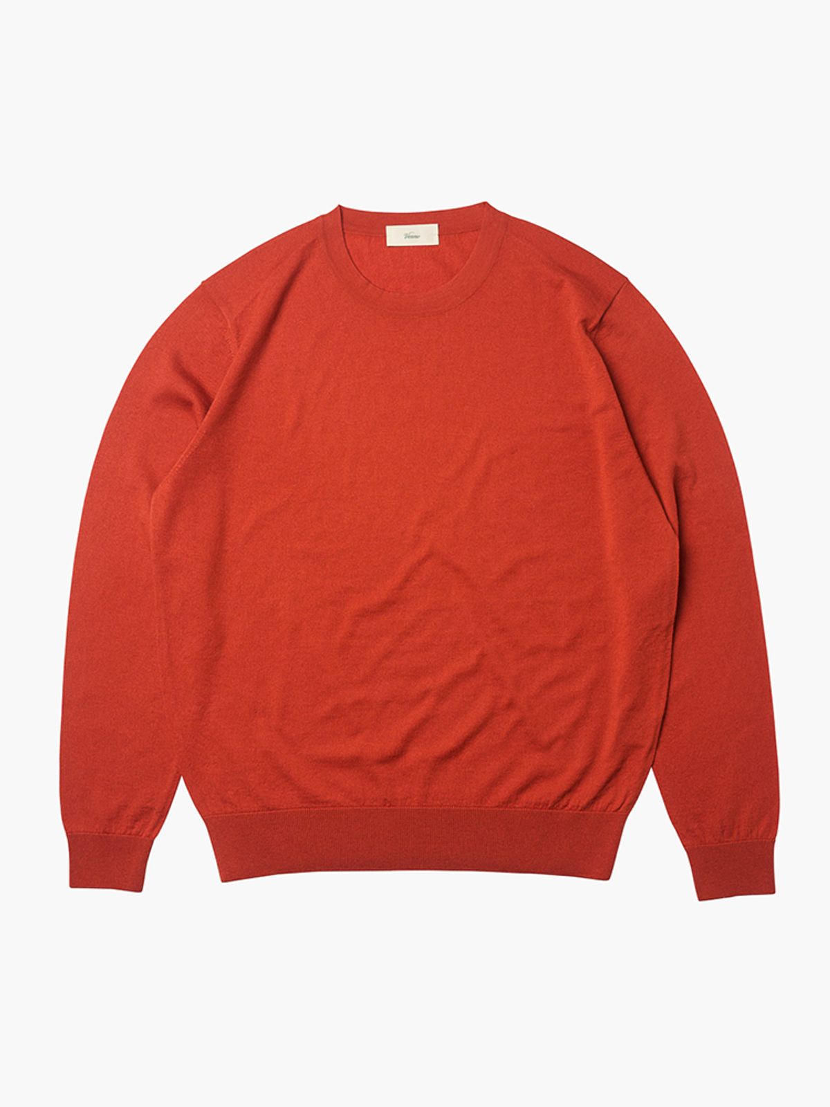 베르노(VERNO) 24FW Round-neck Knit Orange