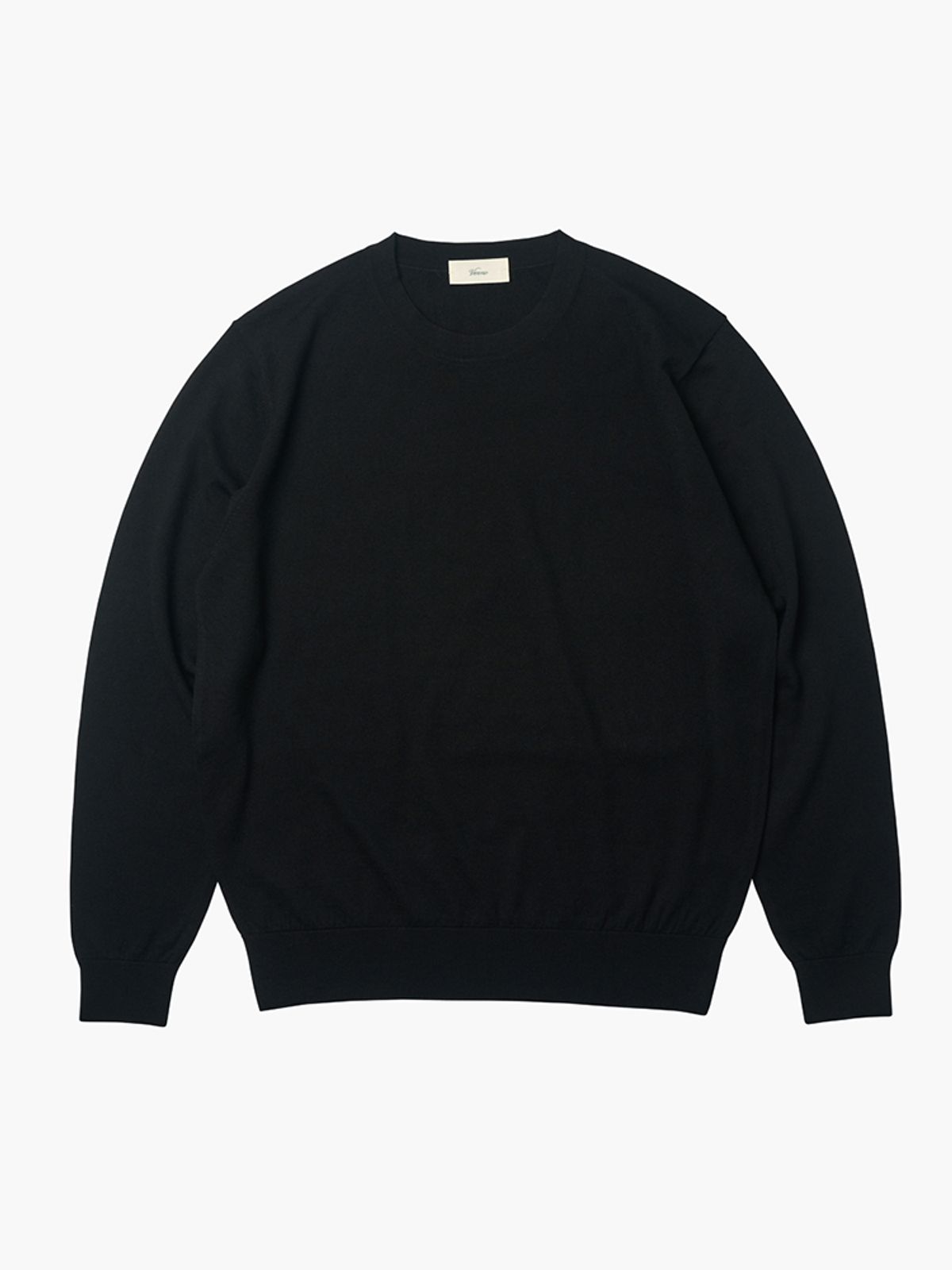 베르노(VERNO) 24FW Round-neck Knit Black