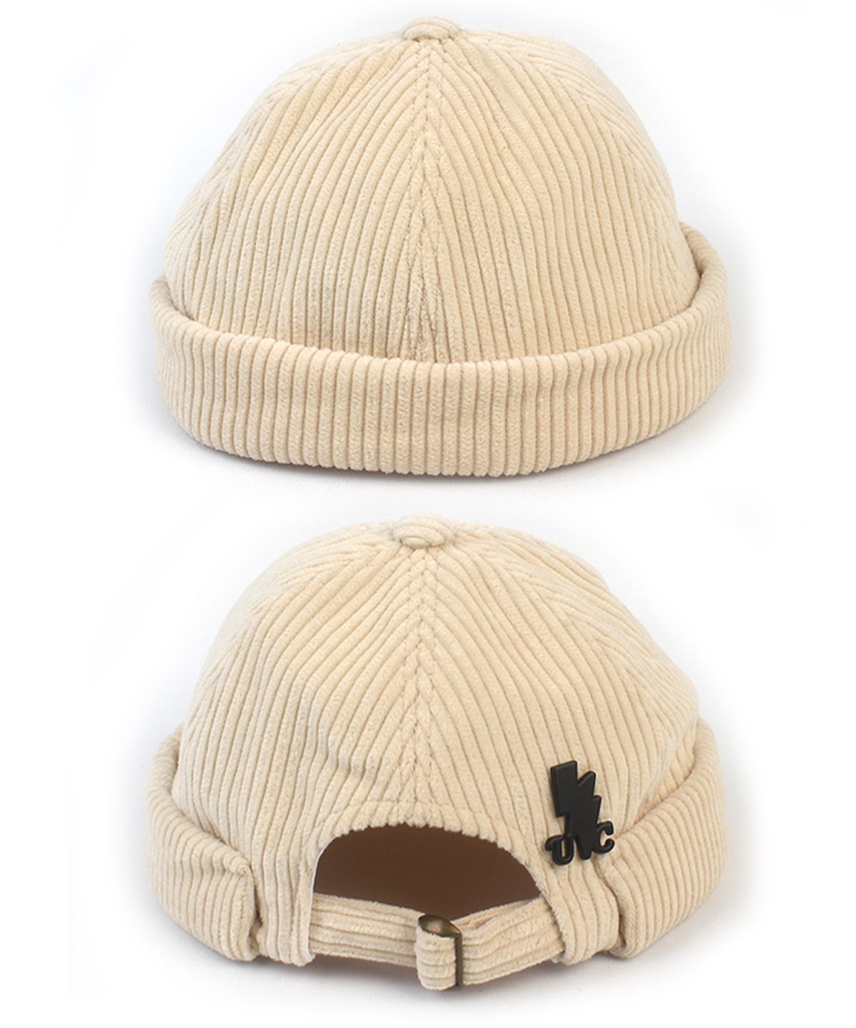유니버셜 케미스트리(UNIVERSAL CHEMISTRY) Corduroy Ivory Watch Cap 와치캡