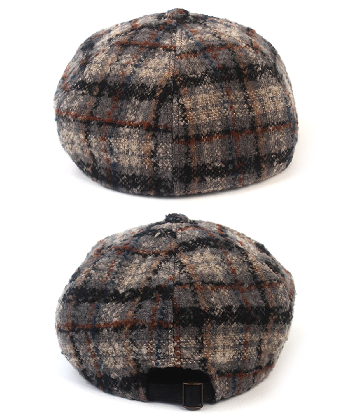 유니버셜 케미스트리(UNIVERSAL CHEMISTRY) Brit Check Gray Beret 베레모