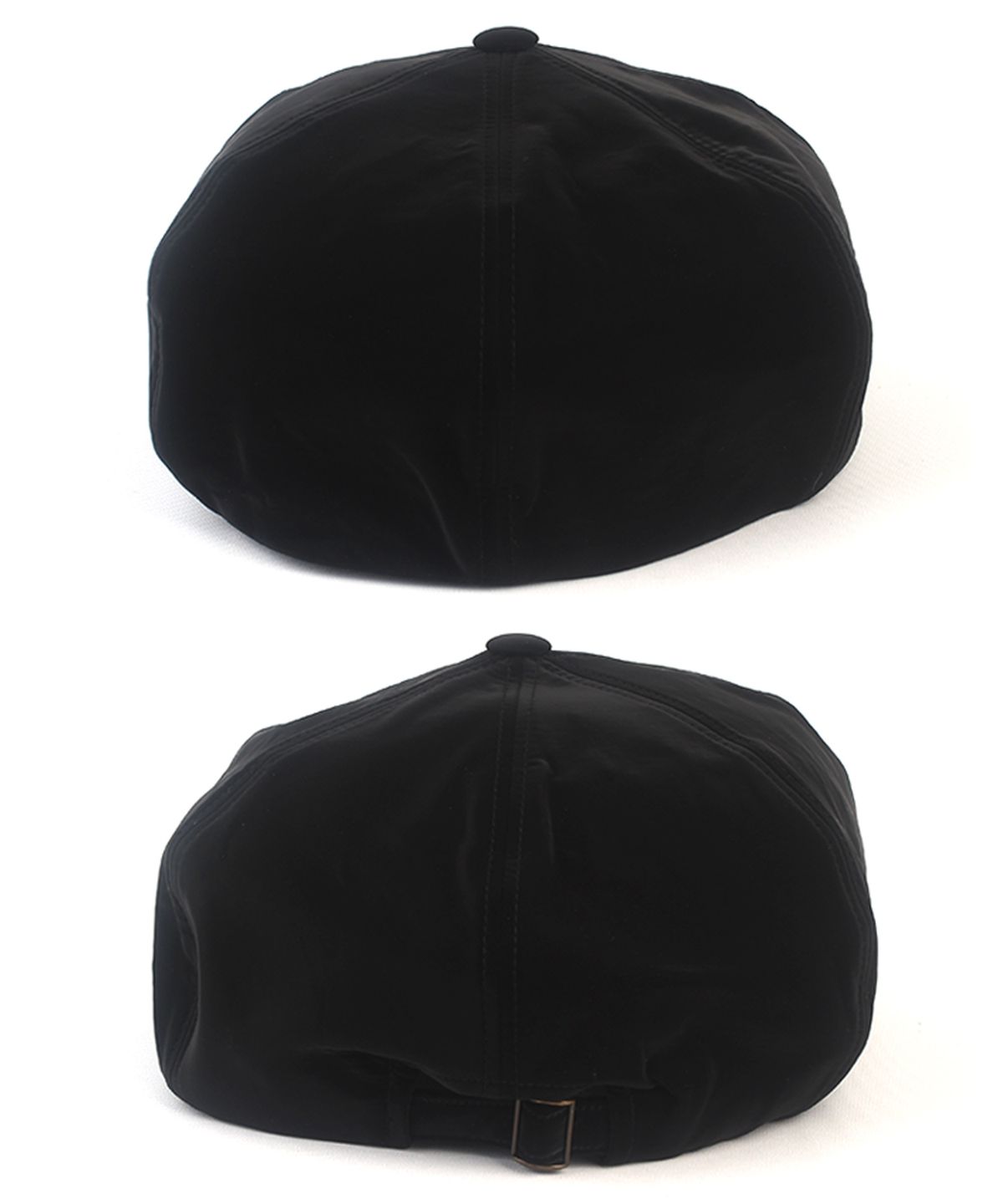 유니버셜 케미스트리(UNIVERSAL CHEMISTRY) Shiny Poly Black Beret 베레모