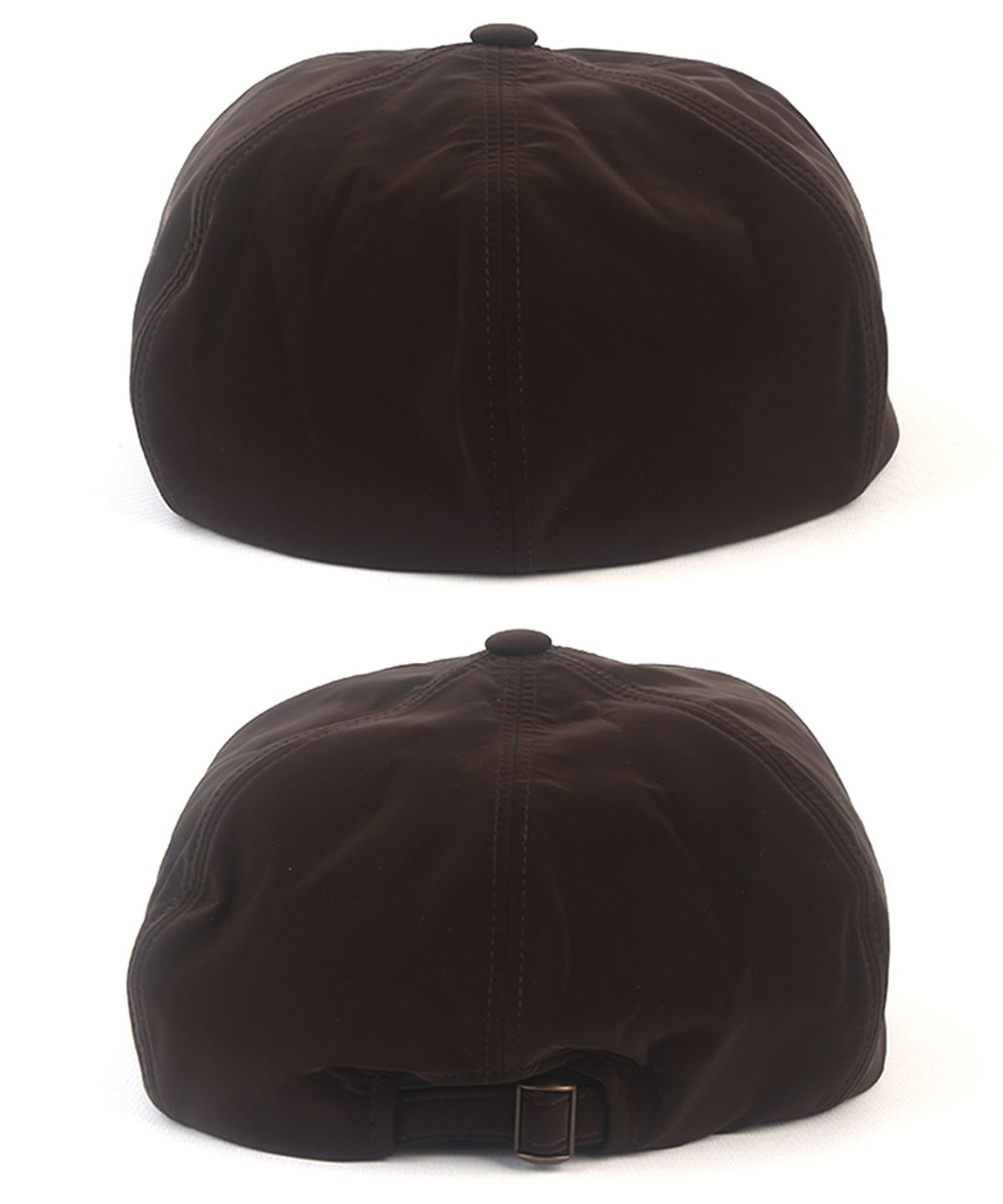 유니버셜 케미스트리(UNIVERSAL CHEMISTRY) Shiny Poly Brown Beret 베레모