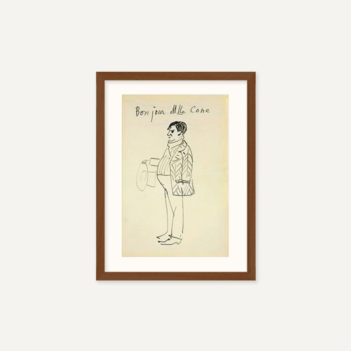 그릿시즌(GREET SEASON) 파블로 피카소 Self-Portrait (Bonjour Mlle Cone), 1907 (액자 포함)