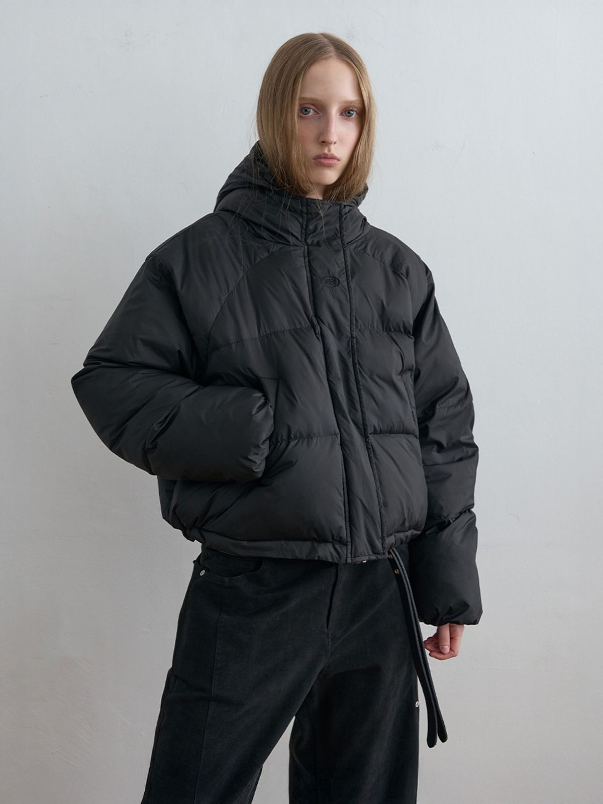 기준(KIJUN) Arc Puffer Jacket Black