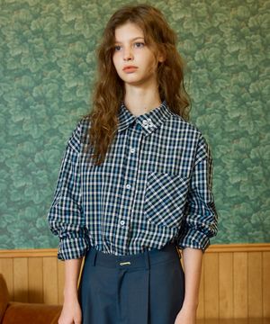 2-WAY DADDY SHIRT / navy