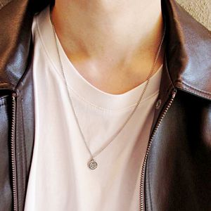 DOS코인 팬던트 체인목걸이 (C2403-AN815_SV)