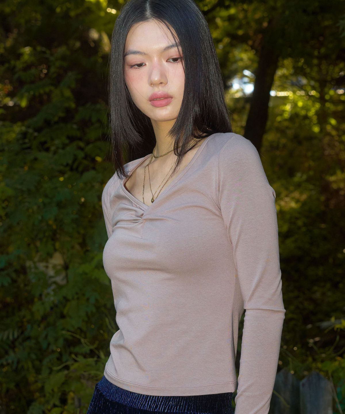 스너기스트(SNUGGIEST) 클레몽스 모달 셔링 티 [탠]