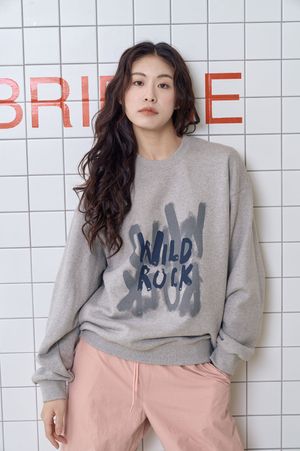 파이어워크 더블 맨투맨_다크그레이