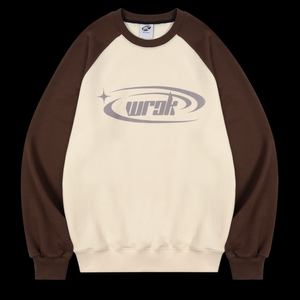 나그랑 타원 로고 맨투맨_브라운