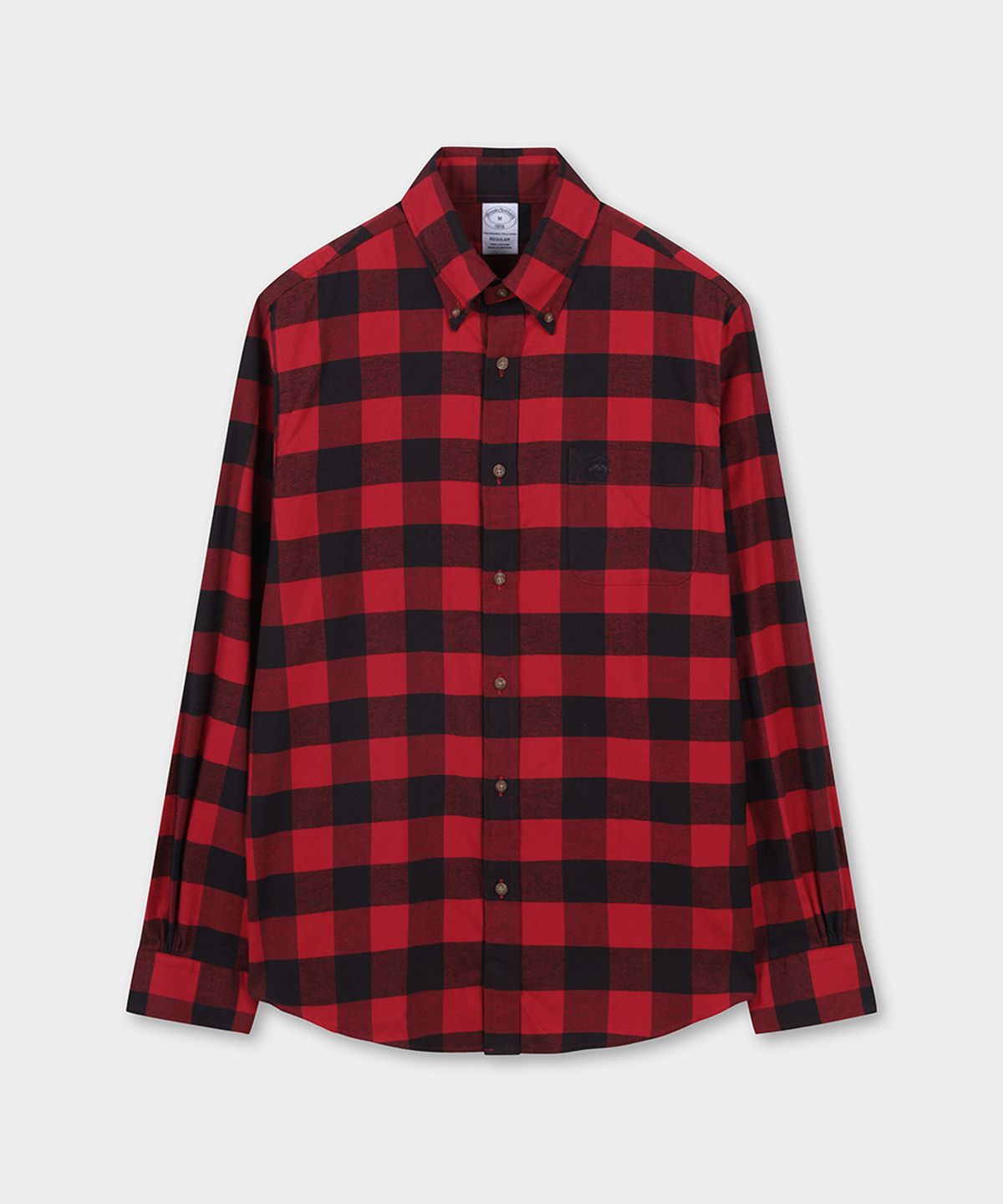브룩스 브라더스(BROOKS BROTHERS) 플란넬 타탄체크 셔츠 (레드) (BBTHMF3579DEF)