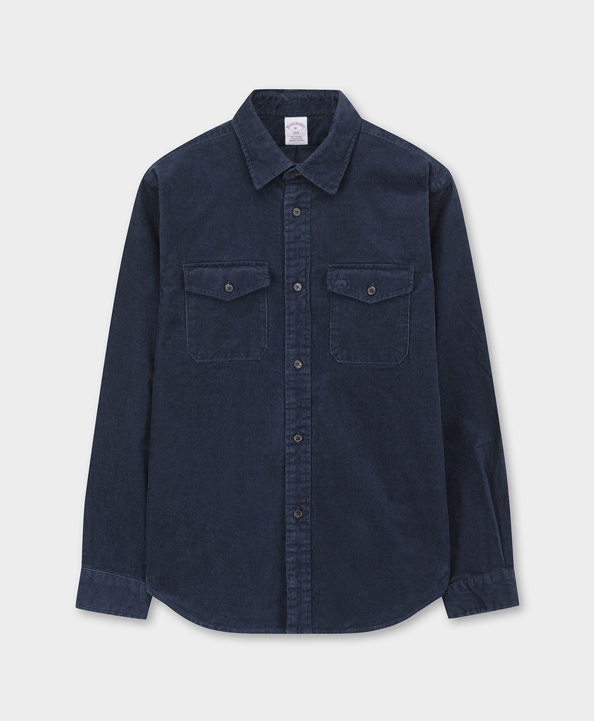 브룩스 브라더스(BROOKS BROTHERS) 15W 코듀로이 로고 셔츠자켓 (네이비) (BBTHMF4635QEF)