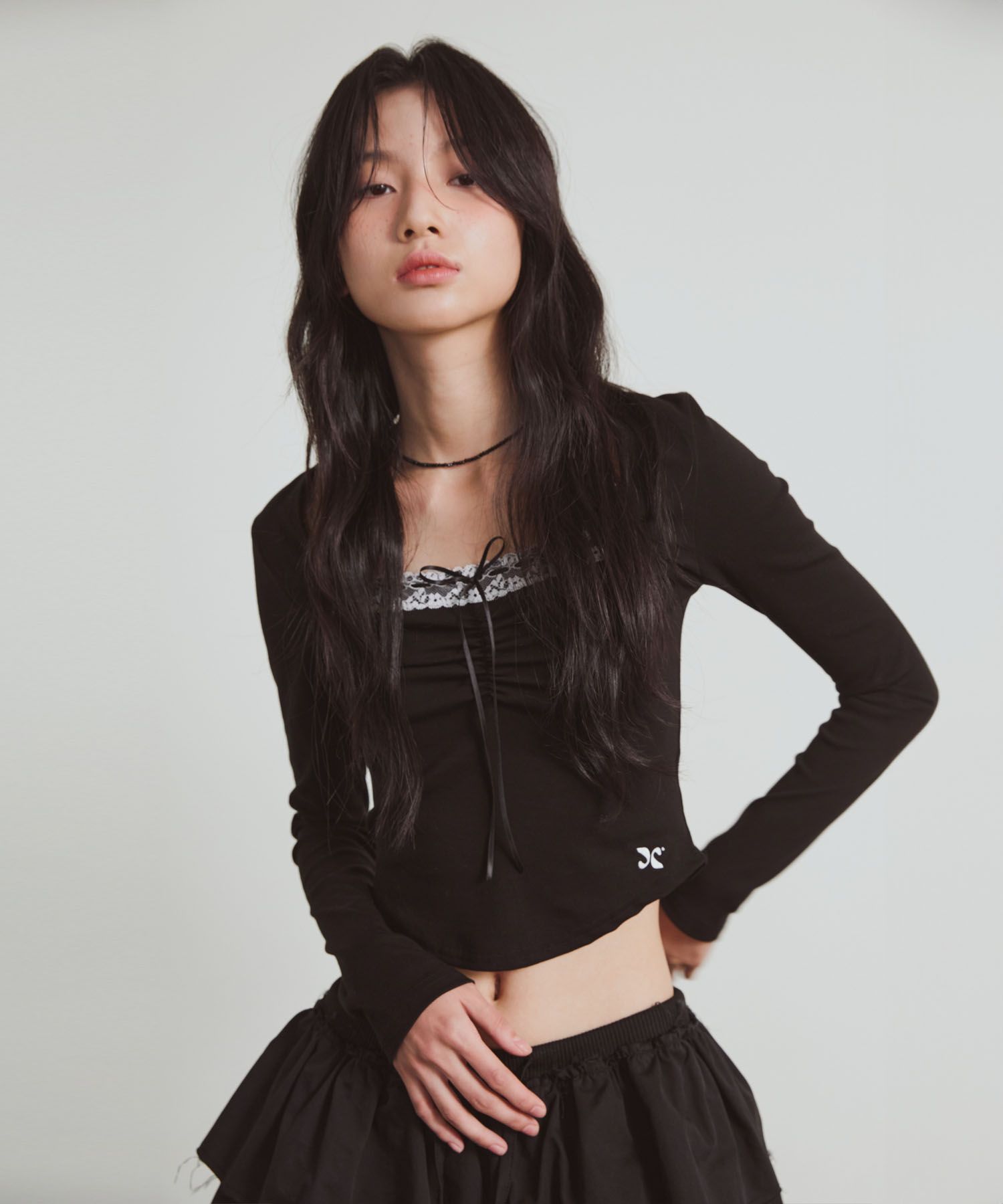 ◆ETRE AU SOMMET ◆ Shirring Off Shoulder Long Sleeve Top Br MUSINSA | ETRE AU SOMMET Shirring Off Shoulder Long Sleeve