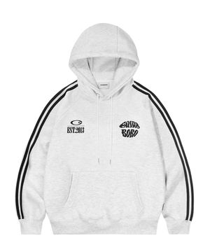 액티브 트랙 래글런 후드티_화이트멜란지