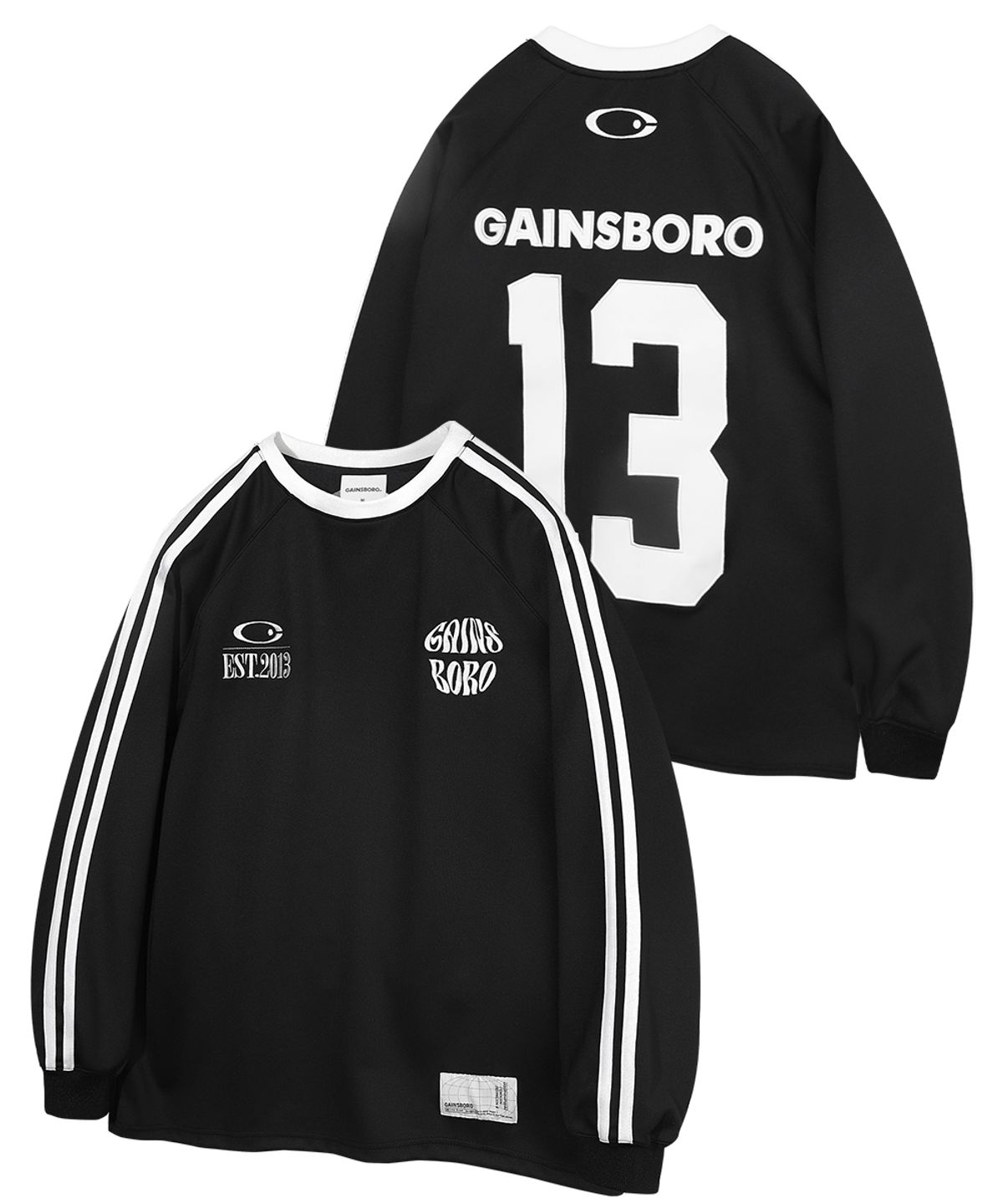 게인스보로(GAINSBORO) 액티브 트랙 롱슬리브_블랙