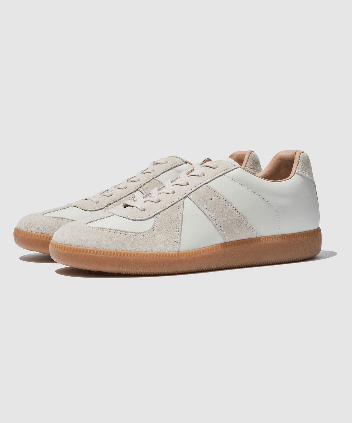 다온아토(DAONATO) German Military Pigskin Sneakers+5cm (White)