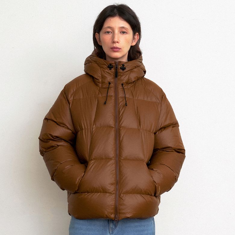 HOODED DOWN PARKA BROWN(MG2EWMB902A)