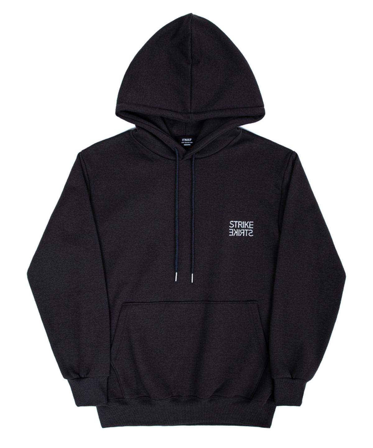 스트라이크(STRIKE) Soft Crystal Logo Over Hoodie (CHARCOAL)