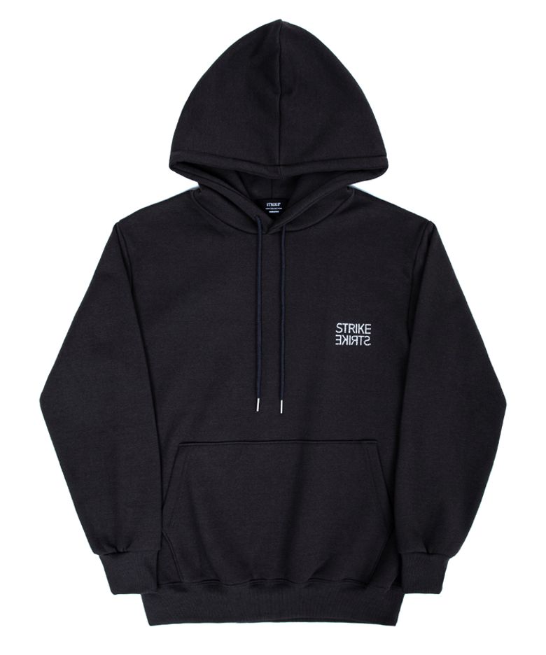Soft Crystal Logo Over Hoodie (CHARCOAL)