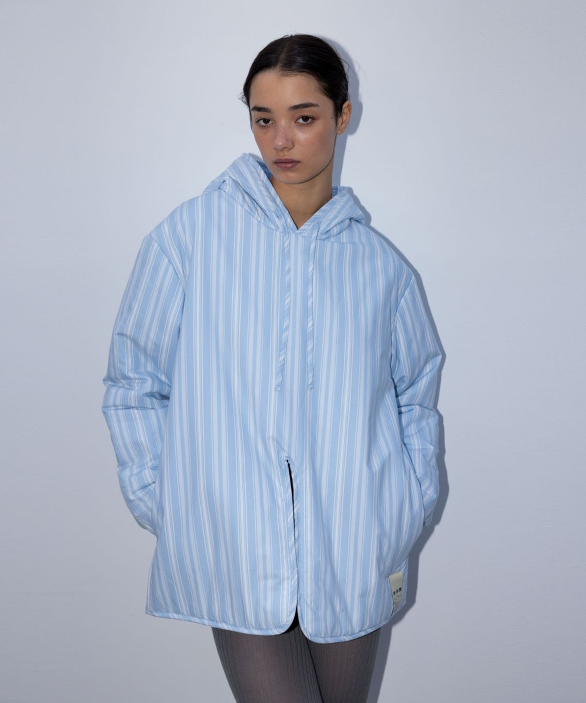 수수무(SUSUMU) LAZY QUILTED TOP - ruddy blue