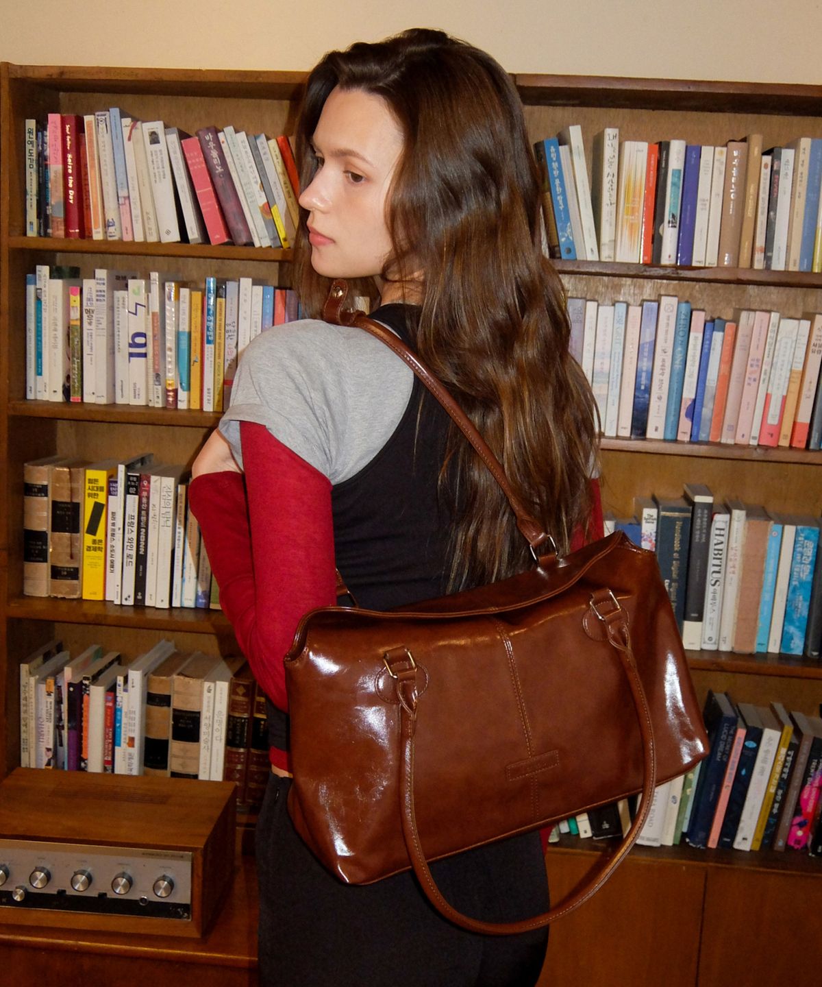 레니비(LeneeB) 라모백 브라운 Ramo bag Brown