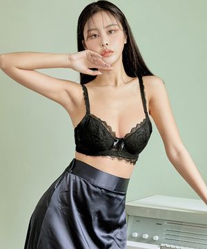 스텔라 홑겹 브라 팬티 속옷 세트